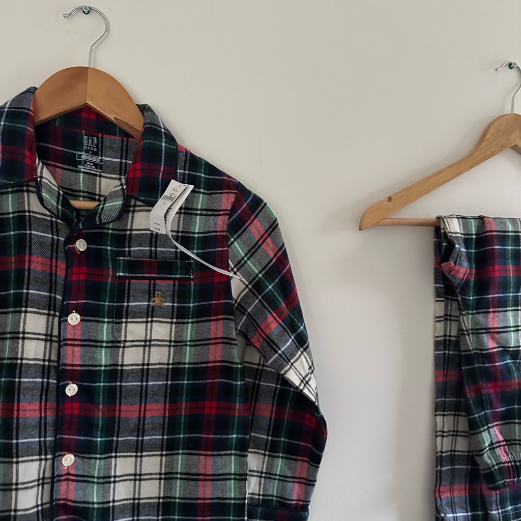 Gap Multicolor Plaid Pajama Set